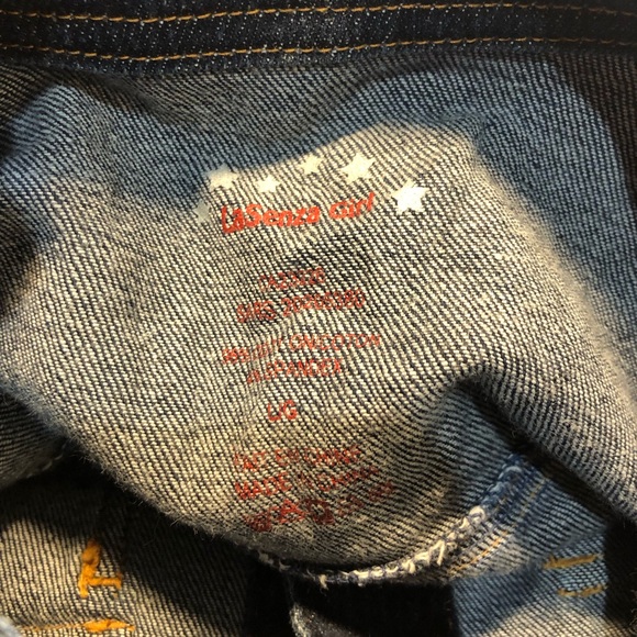 LaSenza Girl Denim Jean Jacket Girls Large - Picture 6 of 11
